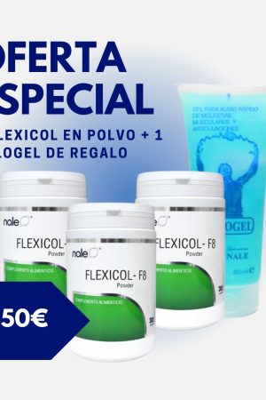 Oferta especial: 3 Flexicol en polvo + 1 Dologel de regalo